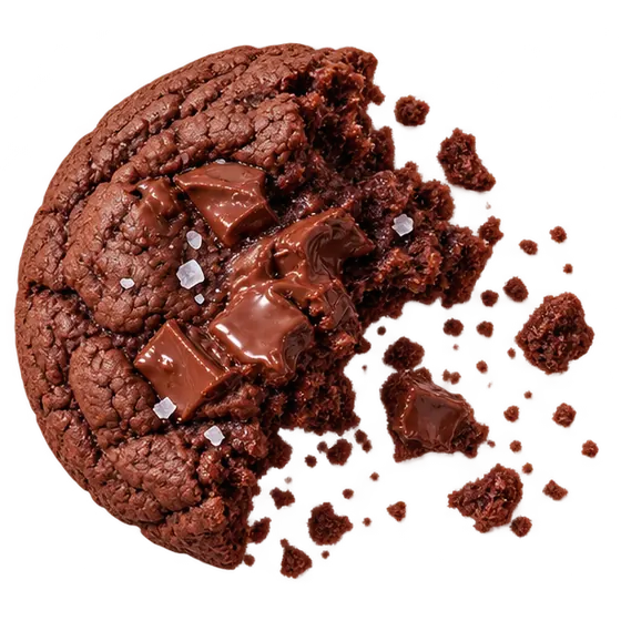 Mostly eaten CRMB cookie
