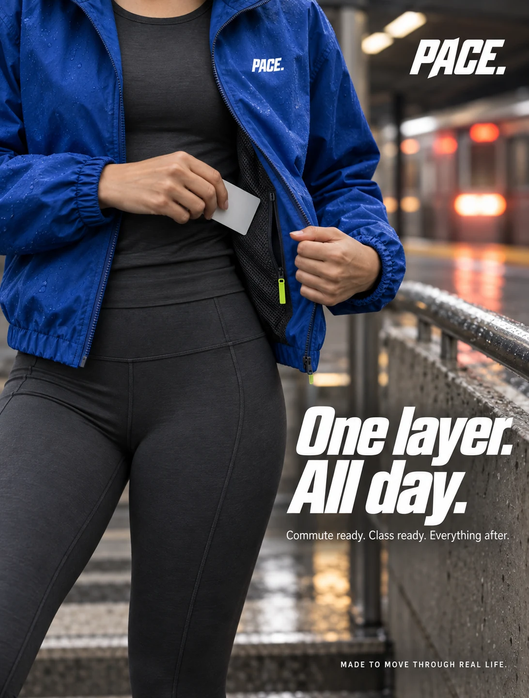 PACE all day activewear creative