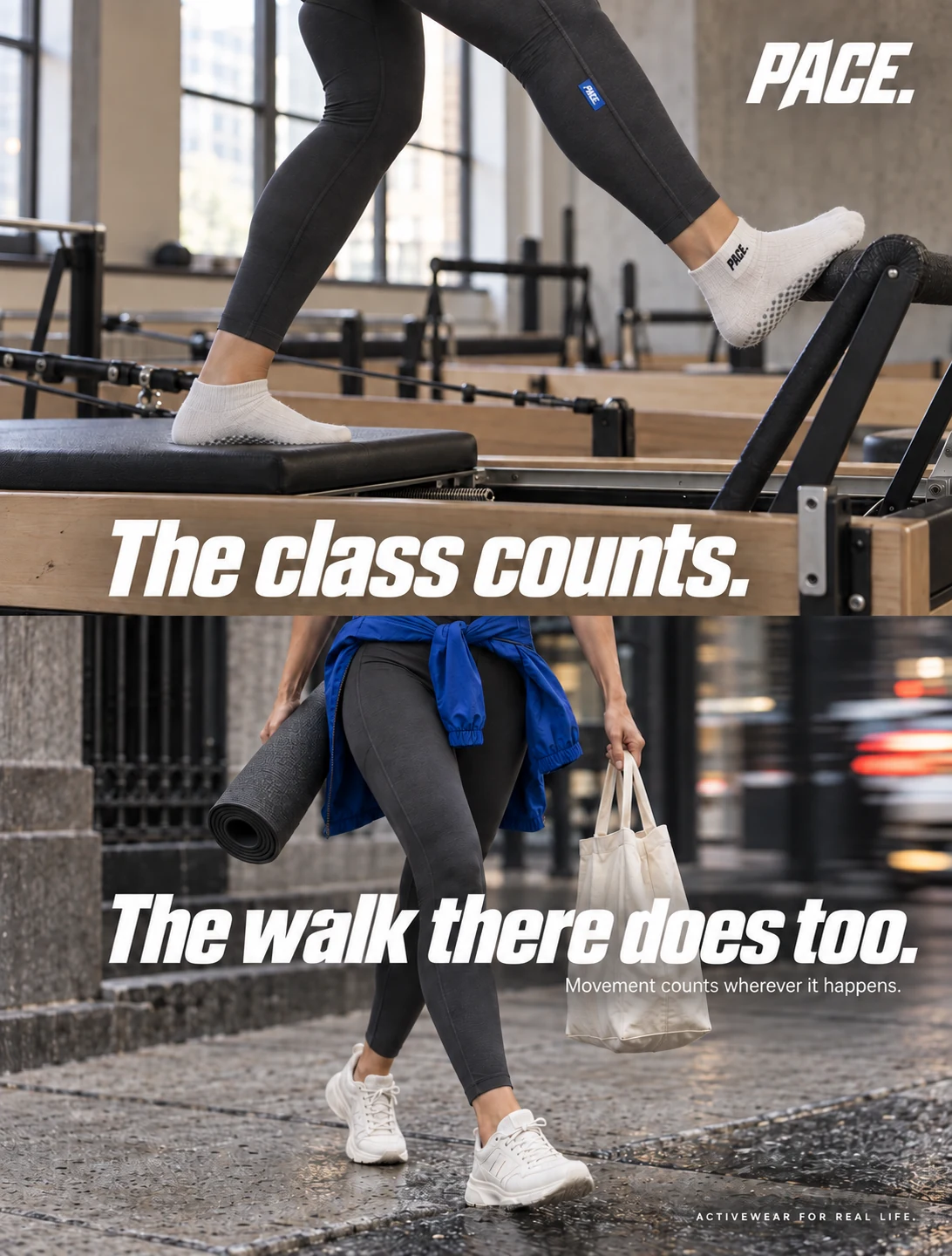 PACE class and walking creative