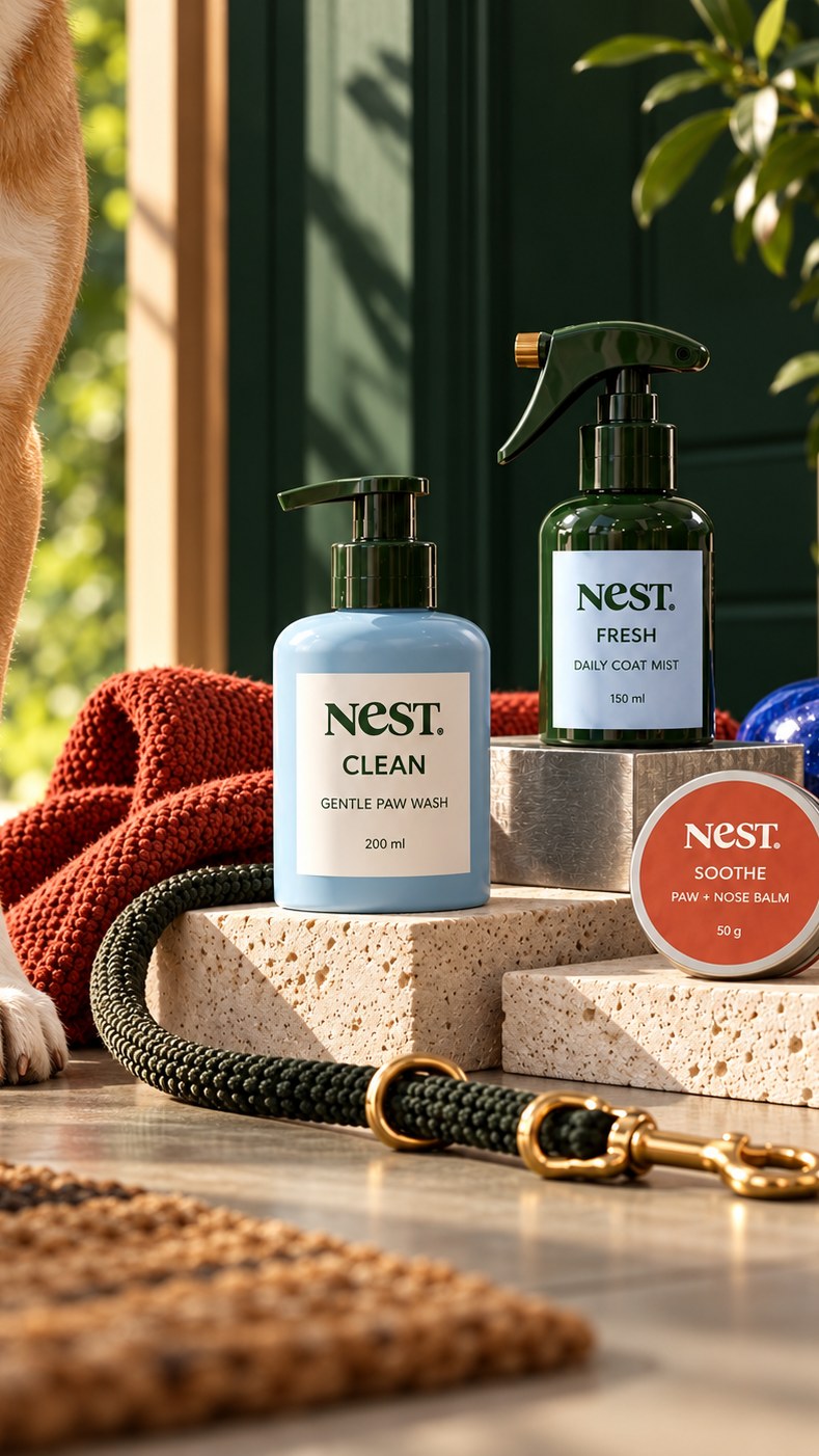 NeST dog care brand cover